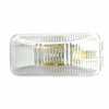 Truck-Lite Incandescent, 1 Bulb, Rectangular Clear, Utility Light, PL-10, 12V 15200CP